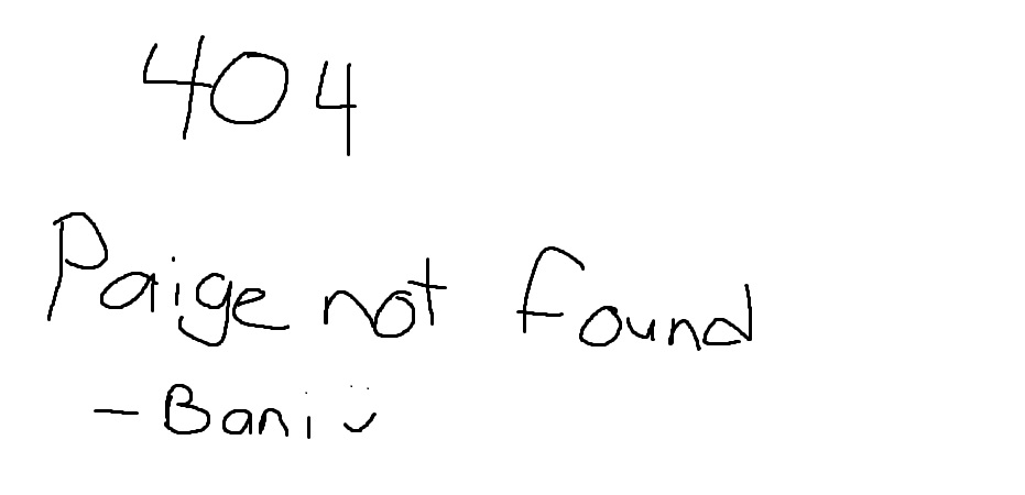 404 Page not found